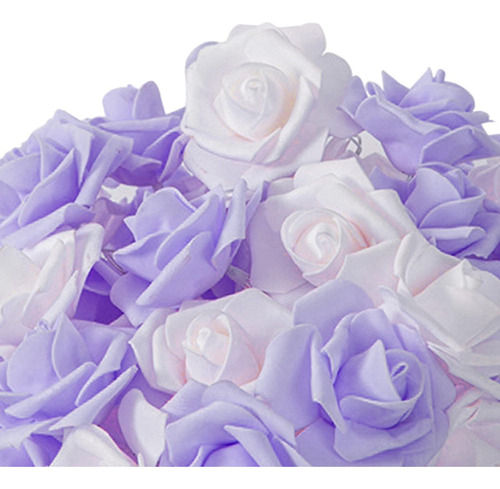 Led Rose Flower Fairy String Light Foam Rose Fairy Lights