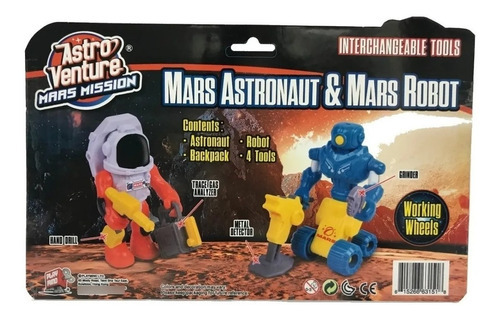 Astronauta Y Robot Mision A Marte Astro Venture 63151 Wabro