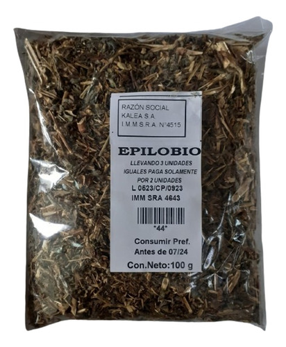 Epilobio 100g. Compre 3 Pague 2.