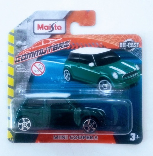 Auto Escala 1/64 Mini Cooper Maisto Commuters