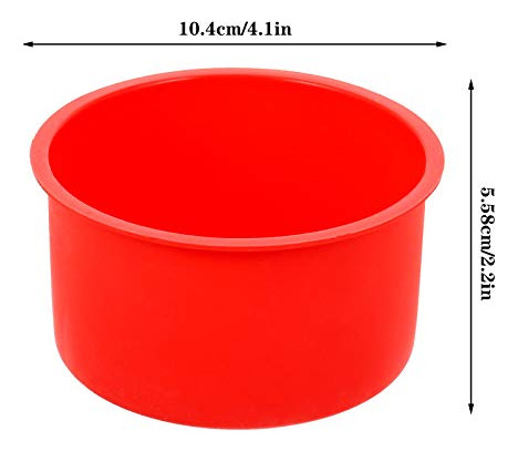Tiopeia Moldes De Silicona Para Pasteles De 4 Pulgadas, Mold