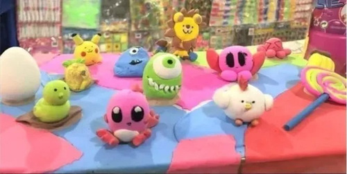 Pack 12 Colores Masa Flexible Funny Gummy/goma Eva Moldeable