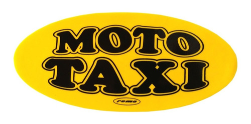 Imagen 3 de 6 de Aviso De Moto Taxi Tipo Chicle