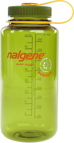 Botella P/ Agua Nalgene Capacidad De 1 L , Oliva