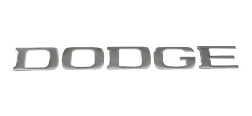 Adesivo Dodge Cromado 3x30 Cms Resinado Res1