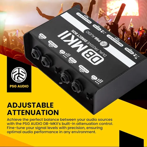 Db-mkii Caja De Audio De Inyección Directa Dual Premium D...