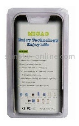 Estuche Blando Usb 2.0 Todo 1 Sd Mmc Ms Tf M2 Xd
