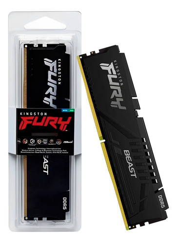 Memória 16gb Ddr5 6000 Cl30 1.4v Fury Beast Black Kingston