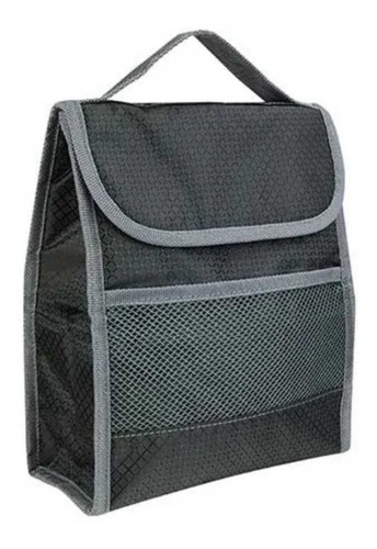 Imagen 1 de 3 de Lonchera Plegable Interior Metalizado Bolsa Frontal De Maya