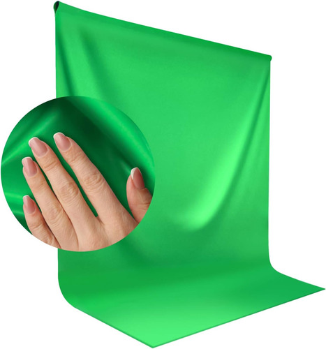 Limostudio, 9 X 13 Pies Verde Chromakey Fondo De Muselina De