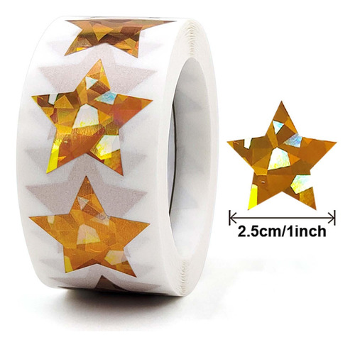 500 Pegatinas De Estrellas, Etiquetas Decorativas Estilo B