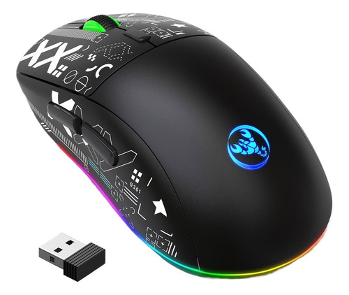 Optical Indicator Rgb Wireless 2.4g Mouse