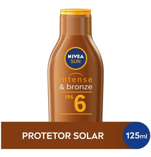 Loção Bronzeadora Nivea Sun Intense & Bronze Fps6 125ml