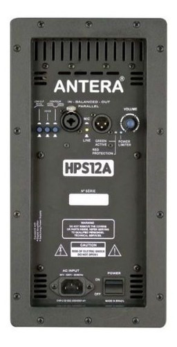 Caixa Ativa 2 Vias Alto-falante 12 500w Rms Antera Hps12a Cor Pre Voltagem 110v/220v (bivolt