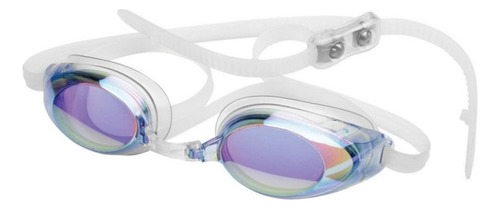 Goggles Natación Finis Lightning Blue Mirror Transparente 3