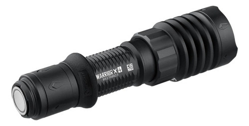 Linterna Olight Warrior X 4 Kit 2600 Lum Recargable Estuche Linterna Negro Luz Blanco