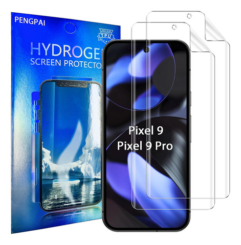 2x Mica Protector Pantalla For Google Pixel 9/9 Pro Hidrogel