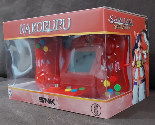 Neogeo Mini Samurai Shodown Edição Nakoruru Snk Vermelho