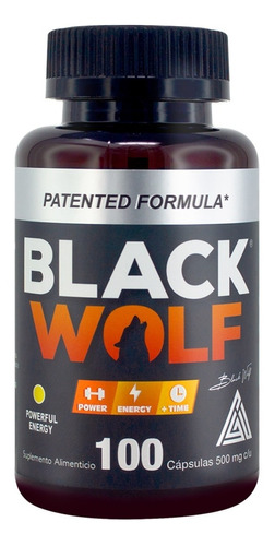 Black Wolf 100 Cápsulas - Vigorizante Masculino - Blinlab