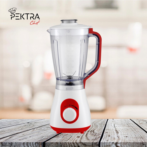 Imagen 8 de 10 de Licuadora Pektra 1.5 L 2 Velocidades Turbo Jarra De Plastico