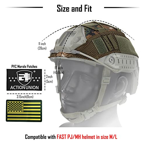 Cubierta Táctica Casco Rápido Multicam Airsoft.