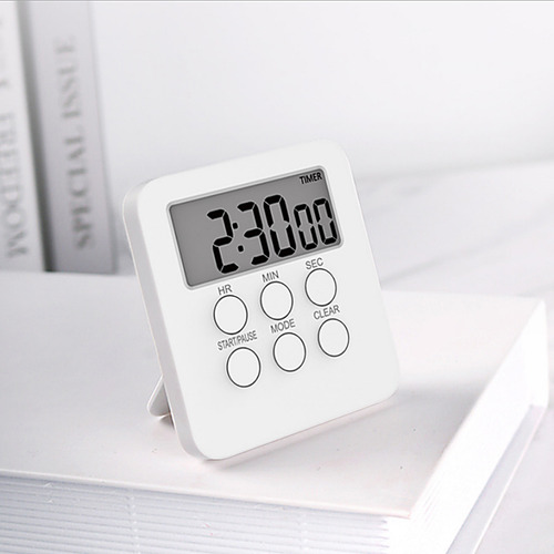 Reloj Temporizador Digital Magnético Con Alarma De Cuenta Re