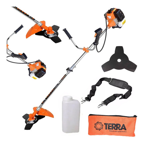 Roçadeira Gasolina Profissional 43cc Super Potente Terra