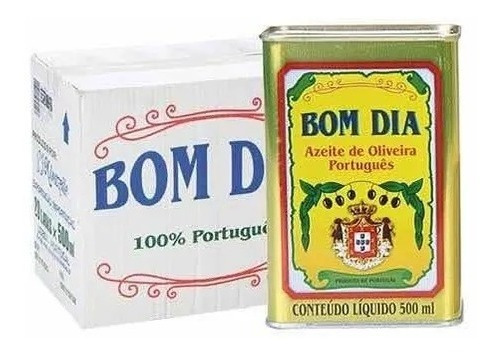 Azeite Português Bom Dia Tipo Único Lata 500 Ml Acidez 1,0 % | MercadoLivre