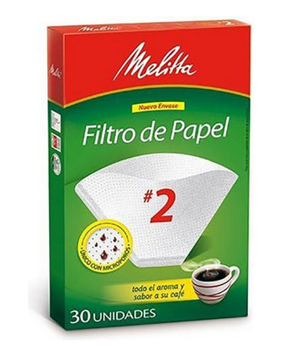 Filtros De Cafe Papel Melitta N°2 Envio Gratis