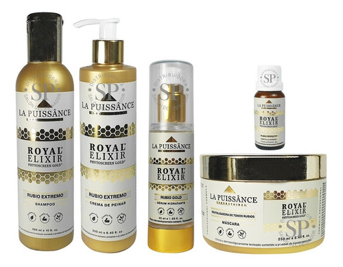 Kit Completo Royal Elixir Cabellos Rubios La Puissance