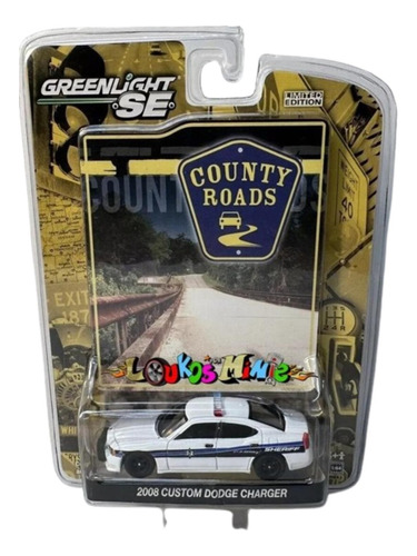 Greenlight 2008 Custom Dodge Charger County Roads Sheriff