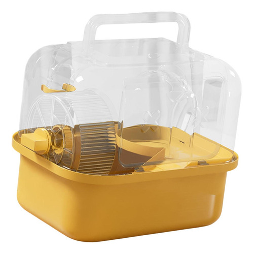 Hámster Cage Pet Hábitat De Mascotas De Jaula De Amarillo