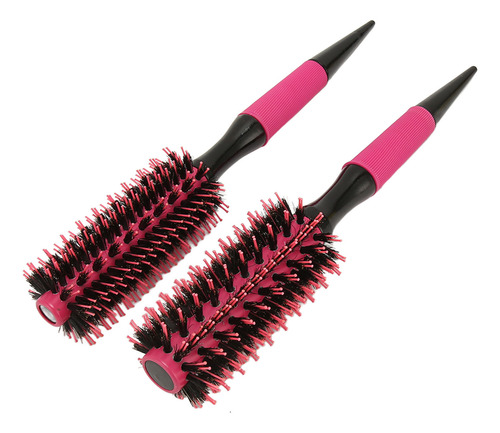 Cepillo Redondo Para Peinar El Cabello, 2 Piezas, Mango Ergo