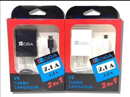 5 Turbo Cargador Usb V8 1hora/stela Cable Micro Usb 5v 2a