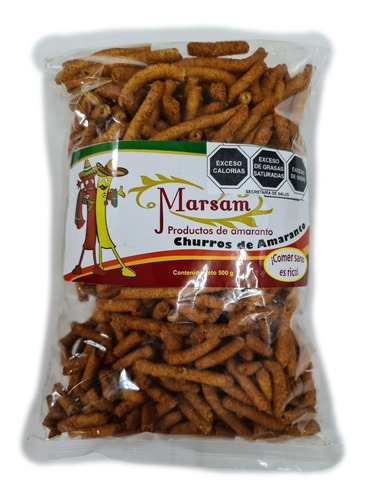 Churritos De Amaranto Marsam Varios Sabores 500 Gr