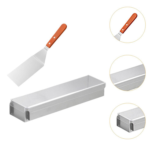Molde Rectangular Para Hacer Tartas, Tapa Acrílica Larga