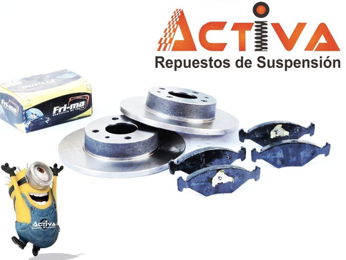 Kit Discos Y Pastillas Fiat Duna / Uno Solido