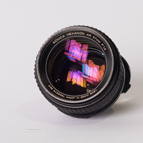 Imagem 5 de 8 de Kit 03 Lentes Konica 28mm F/3.5 + 57mm F/1.2 + 135mm F/2.5