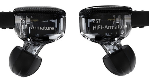 Auriculares in-ear KZ ZST with mic black