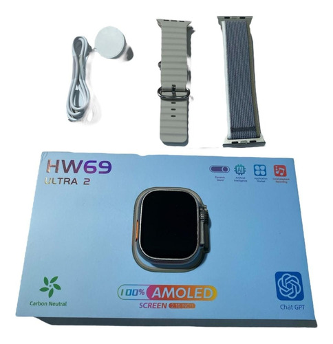 Reloj Inteligente Smartwatch Hw 69 Ultra 2  Pantalla Amoled