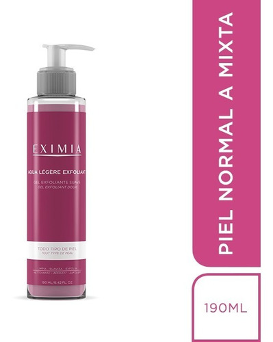 Eximia Aqua Legere Exfoliant Gel Exfoliante Suave 190 Ml Momento de aplicación Día/Noche Tipo de piel Todo tipo