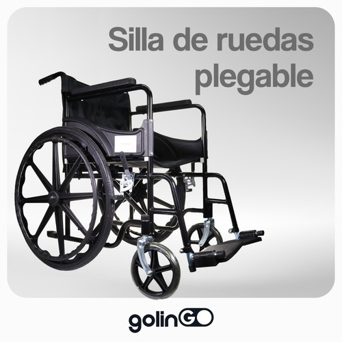 Imagen 2 de 7 de Silla Ruedas Discapacitados Plegable Ortopedico Ligera Nueva