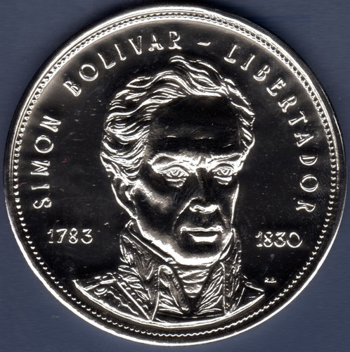 Medalla Exposición Filatélica Venezuela Bolívar Plateada