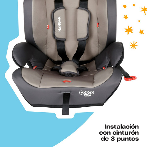 Autoasiento Cosco Hangar Gris Hangar Gris