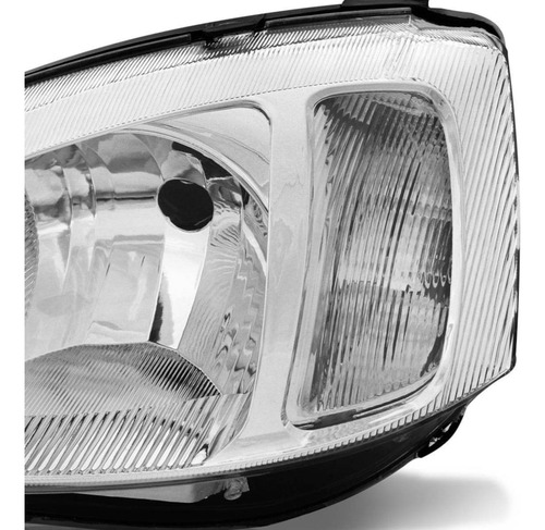 Farol Foco Duplo Máscara Negra Corsa Sedan 2005 2006 2007 Le