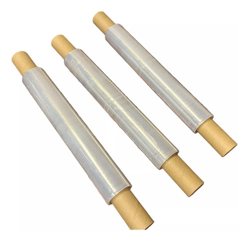 Film Stretch Transparente 50cm Con Mango Virgen X1u Oferta