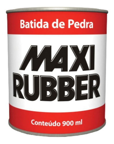 Bate Pedra Preto 900ml Tinta Para Emborrachamento Maxirubber