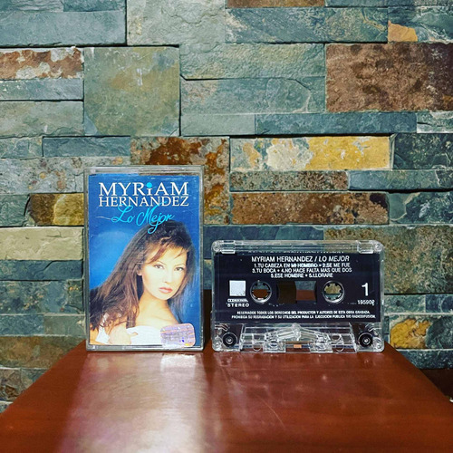 Cassette Myriam Hernandez  Lo Mejor (ed. 1997 Chi)