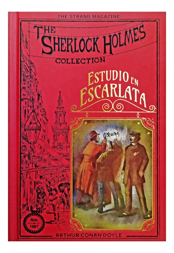 Sherlock Holmes, Estudio En Escarlata, Pasta Dura, Ilustrado