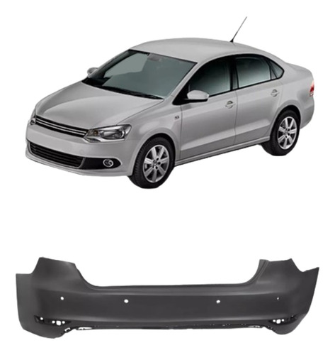 Paragolpe Trasero Vw Vento 2012/2013/2014 Importado